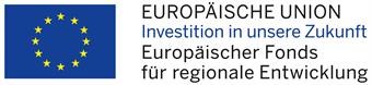 Logo des Fördermittelgebers EUROPÄISCHE UNION Europäischer Fonds für regionale Entwicklung 