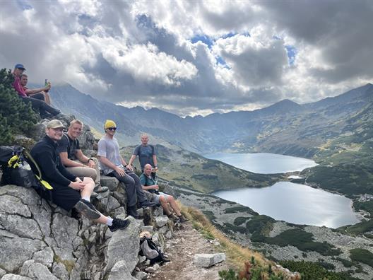 Gruppe und Landschafft