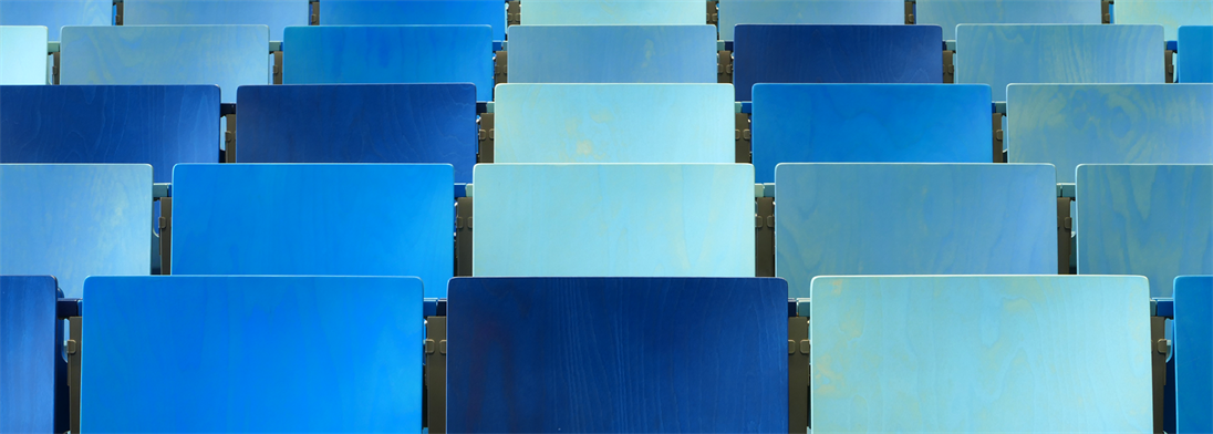 Hörsaal blau MV
